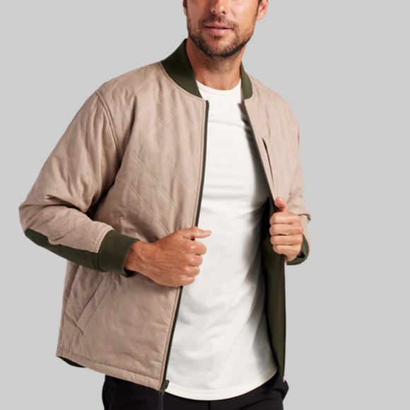 BYLT Basics Hi-Lo Reversible Bomber Jacket - Picture 2 of 7